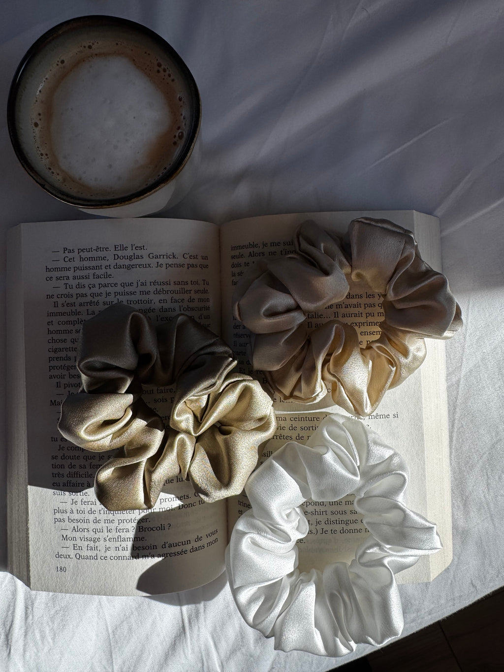 Coffret 3 chouchous Le Moyen 100% pure soie