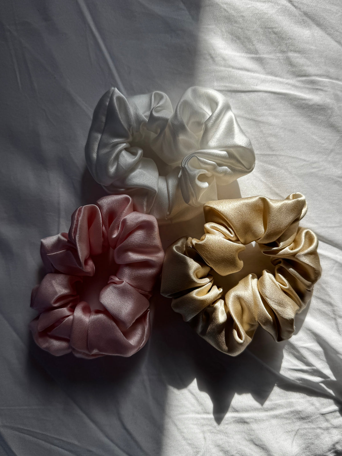 Coffret 3 chouchous Le Moyen 100% pure soie