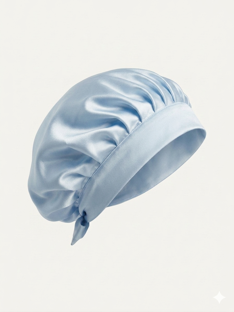 Bonnet de soin en soie