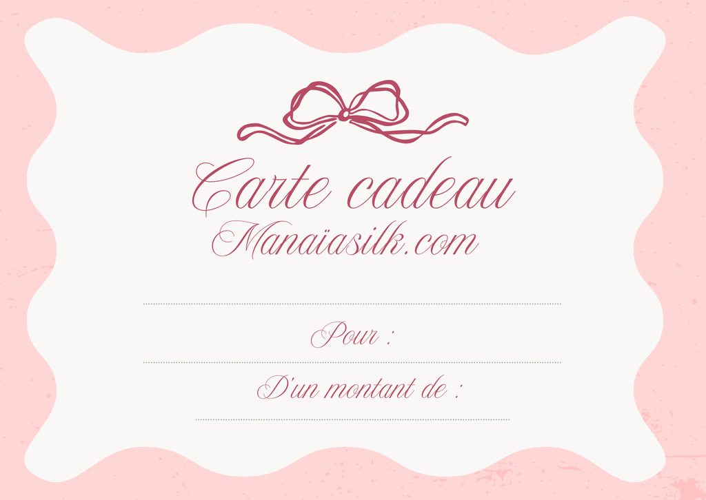 Carte cadeau Manaïa