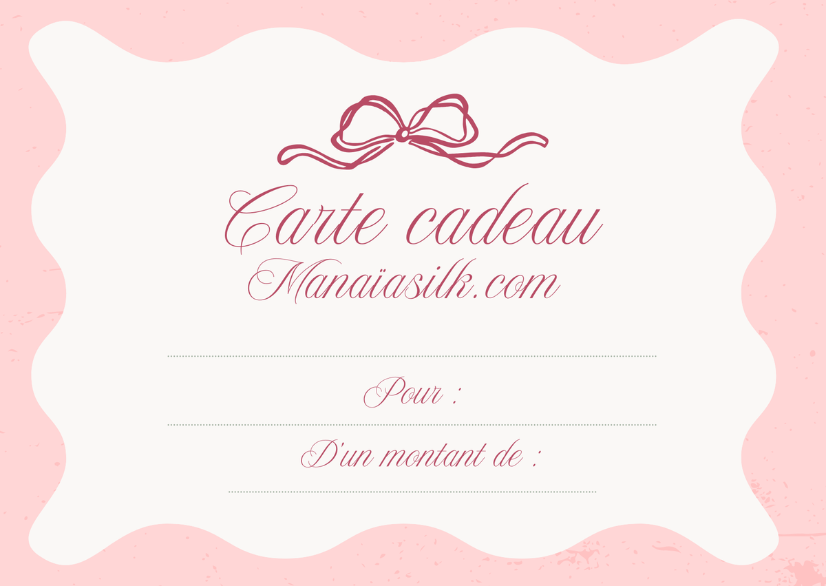 Carte cadeau Manaïa